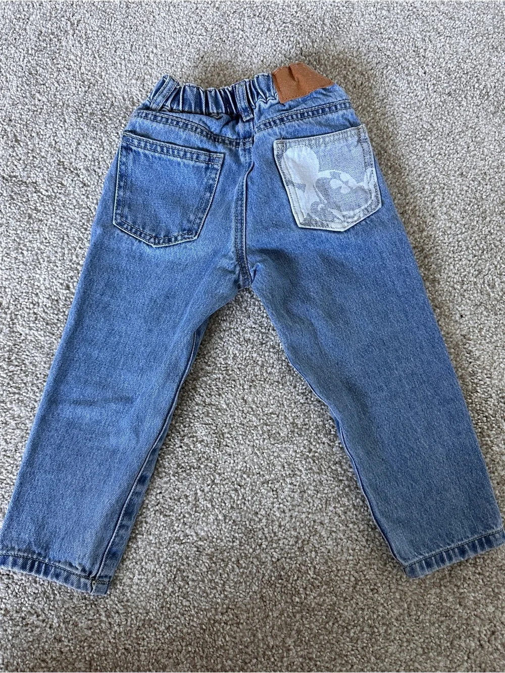 Zara Kids Two-Piece Mickey Mouse Denim Set